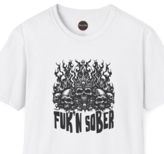 Fuk'n Sober Unisex Softstyle T-Shirt