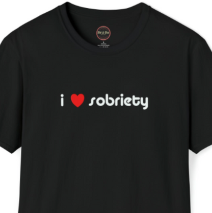 I Heart Sobriety Unisex Softstyle T-Shirt