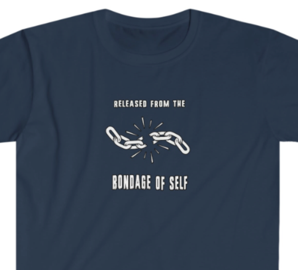 Bondage of Self Unisex Softstyle T-Shirt for sober people in recovery