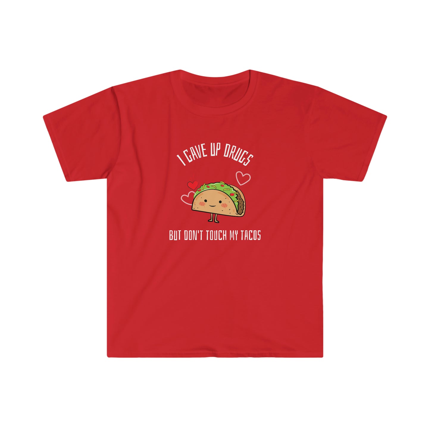 Tacos Unisex Softstyle T-Shirt for clean and sober people in recovery