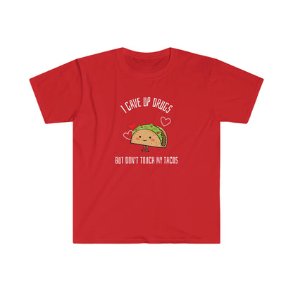 Tacos Unisex Softstyle T-Shirt for clean and sober people in recovery