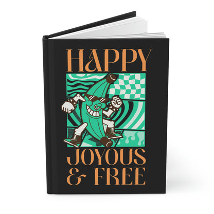 Happy Joyous & Free Hardcover Recovery Journal / 12 Step Notebook