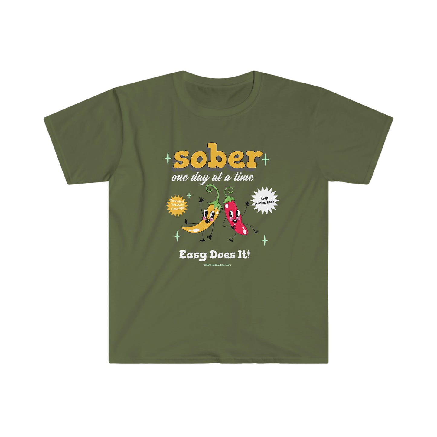 Sober Peppers Unisex Softstyle T-Shirt