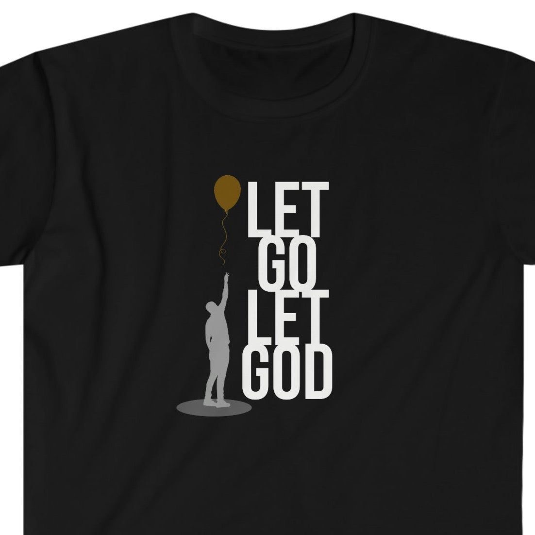 Sobriety t-shirt - Let Go Let God Unisex T-Shirt for sober people in recovery