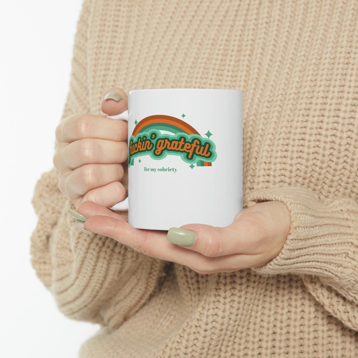 Fuckin' Grateful Ceramic Mug 11oz