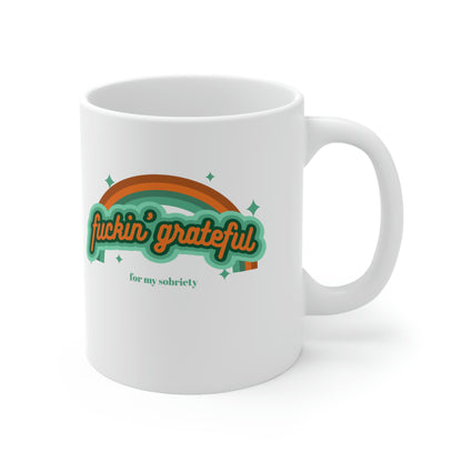 Fuckin' Grateful Ceramic Mug 11oz