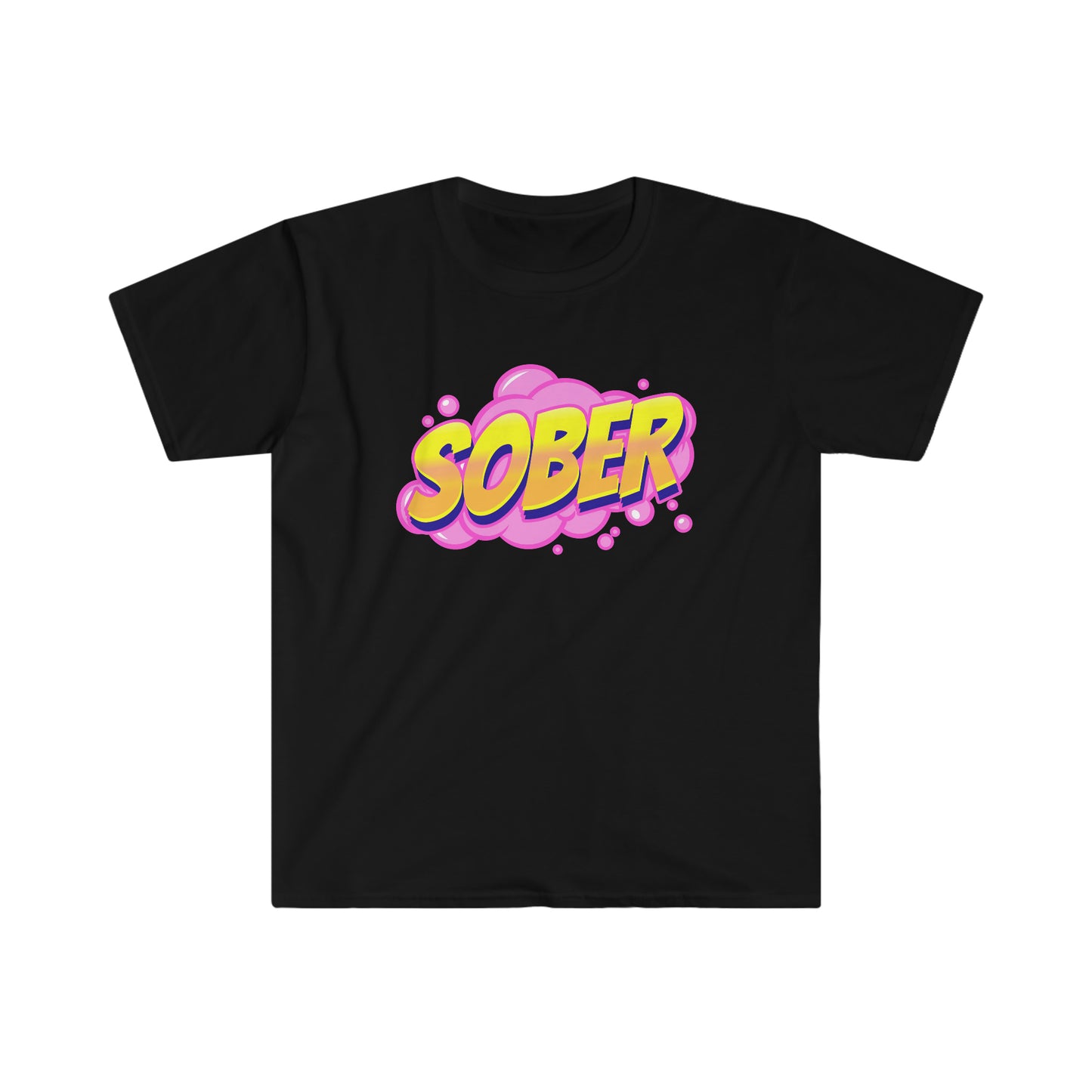 Sober Unisex Softstyle T-Shirt for people in recovery