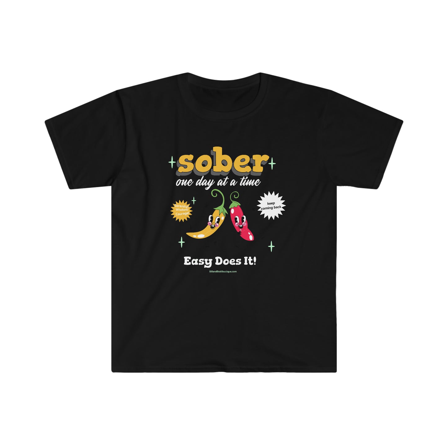 Sober Peppers Unisex Softstyle T-Shirt