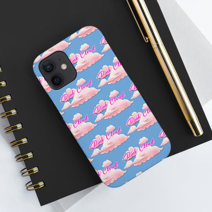 Pink Cloud tough Phone Case, Case-Mate for people in recovery