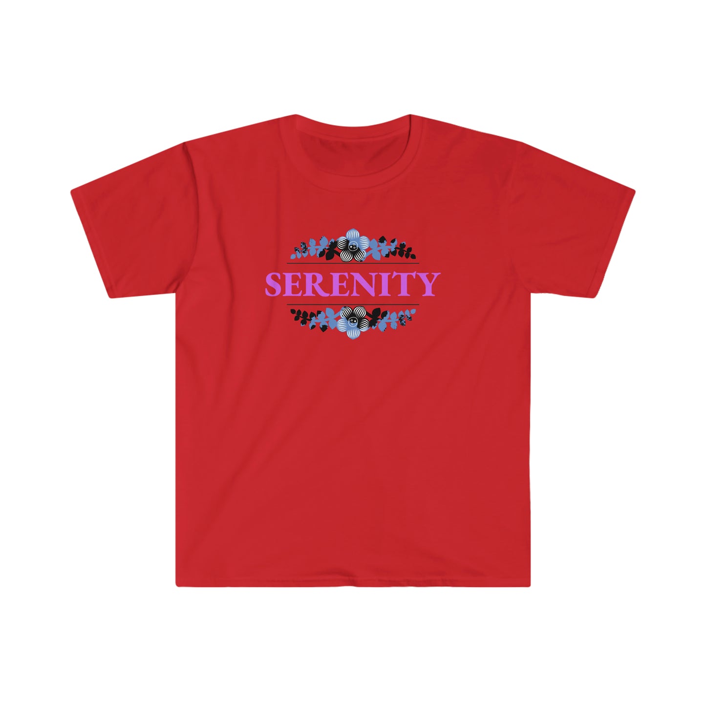 Serenity Unisex Softstyle T-Shirt for sober people in recovery