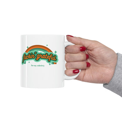 Fuckin' Grateful Ceramic Mug 11oz