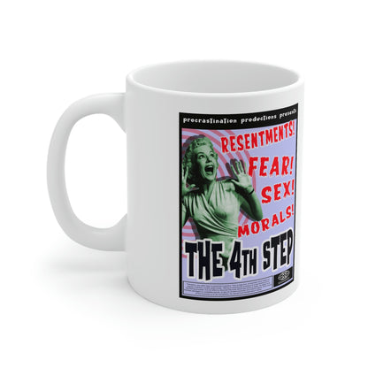 The 4th Step Ceramic Mug 11oz, great gift for any sober person