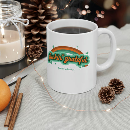 Fuckin' Grateful Ceramic Mug 11oz