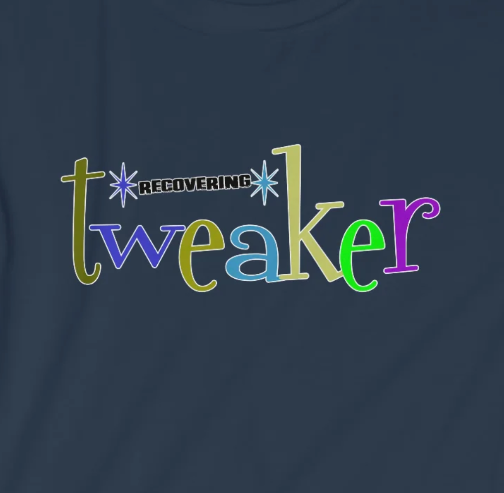 Sobriety t-shirt - Recovering Tweaker Unisex Softstyle T-Shirt