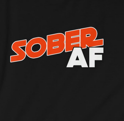 Sober AF Unisex Softstyle T-Shirt