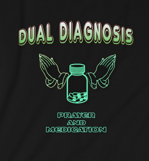 Dual Diagnosis Sober / Recovery / Unisex Softstyle T-Shirt