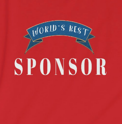 Sobriety T-shirt: World's Best Sponsor Unisex Softstyle T-Shirt for sober people in recovery