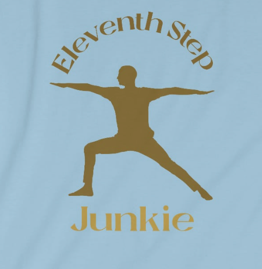 11th Step Junkie Unisex Softstyle T-Shirt for clean and sober people in recovery