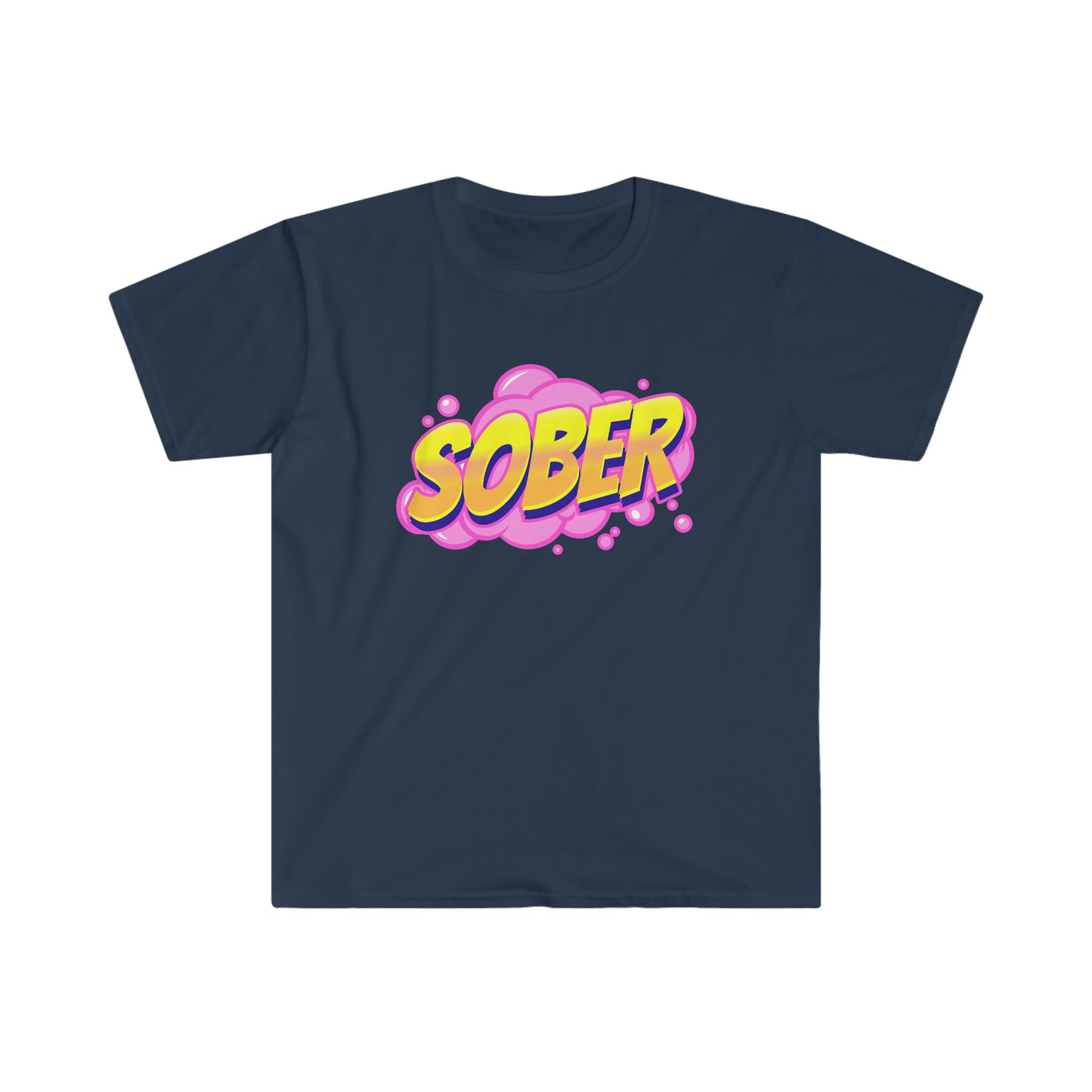 Sober Unisex Softstyle T-Shirt for people in recovery