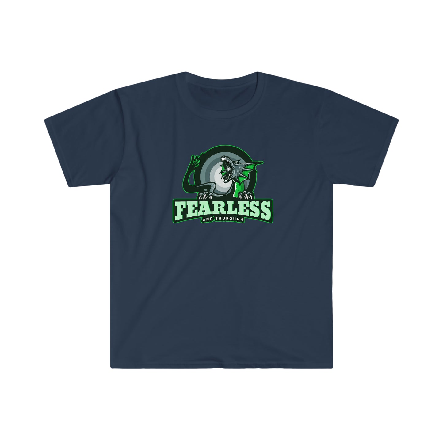 Sobriety t-shirt Fearless and Thorough Unisex Softstyle T-Shirt for people in recovery