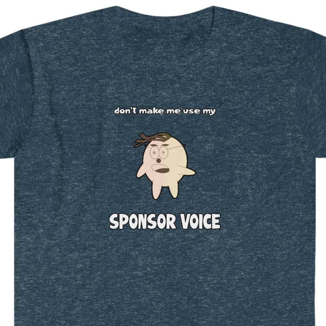 Sponsor Voice Unisex Softstyle T-Shirt for sober people in recovery