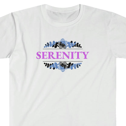 Serenity Unisex Softstyle T-Shirt for sober people in recovery