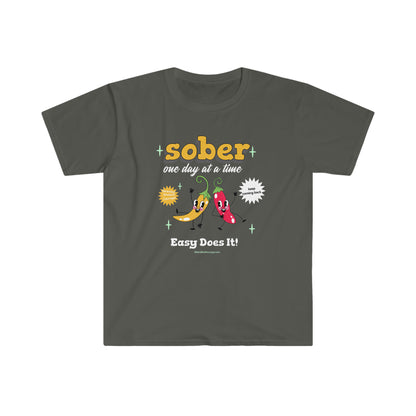 Sober Peppers Unisex Softstyle T-Shirt