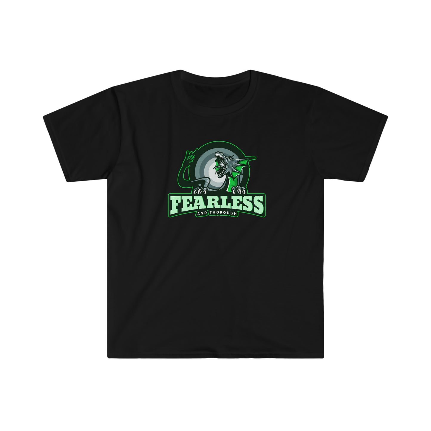 Sobriety t-shirt Fearless and Thorough Unisex Softstyle T-Shirt for people in recovery