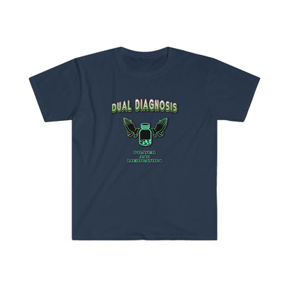 Dual Diagnosis Sober / Recovery / Unisex Softstyle T-Shirt